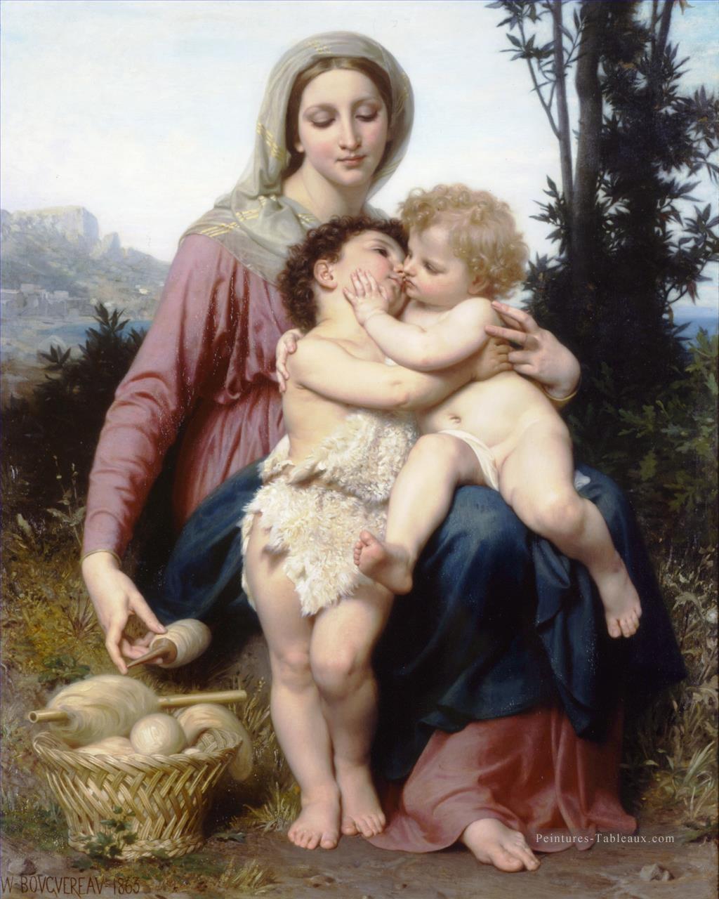 Sainte Famille réalisme William Adolphe Bouguereau Peintures à l'huile